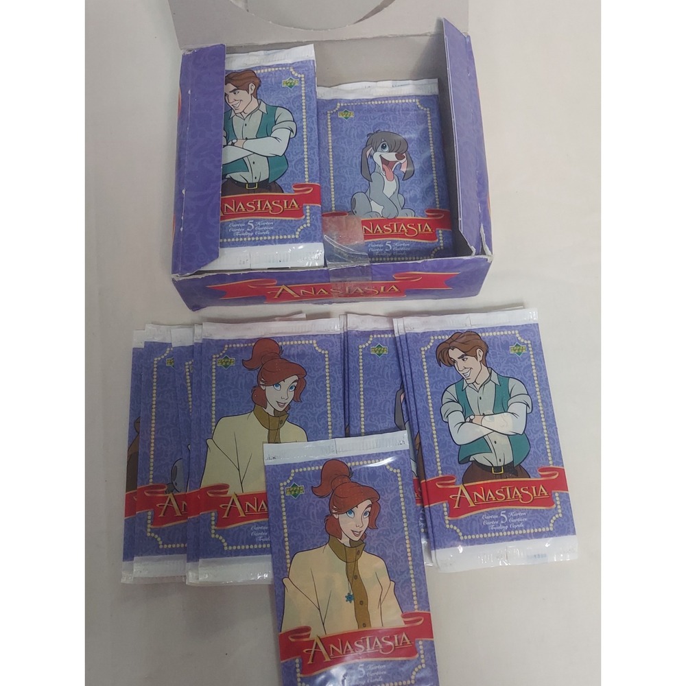 Anastasia Movie Trading Cards - Upper Deck - 36 Packs - New open Box Sealed pack